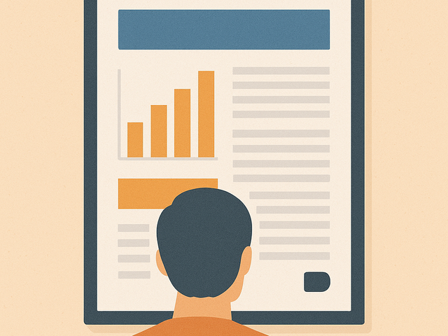 Symbolbild Mensch vor Poster