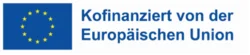 Logo EU-Flagge mit Text "Kofinanziert von der Europäischen Union"