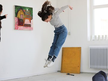 Kulturvermittlung studieren und künstlerisch-performative Vermittlungssituationen erproben. Foto: David Weber/PHKA