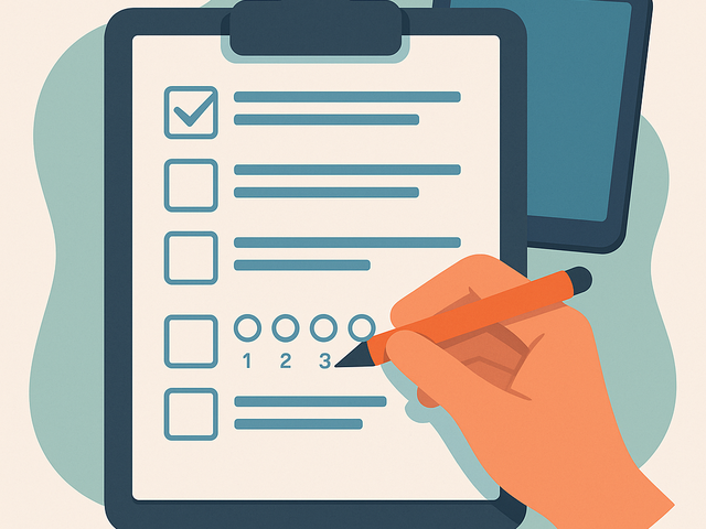 Symbolbild Fragebogen