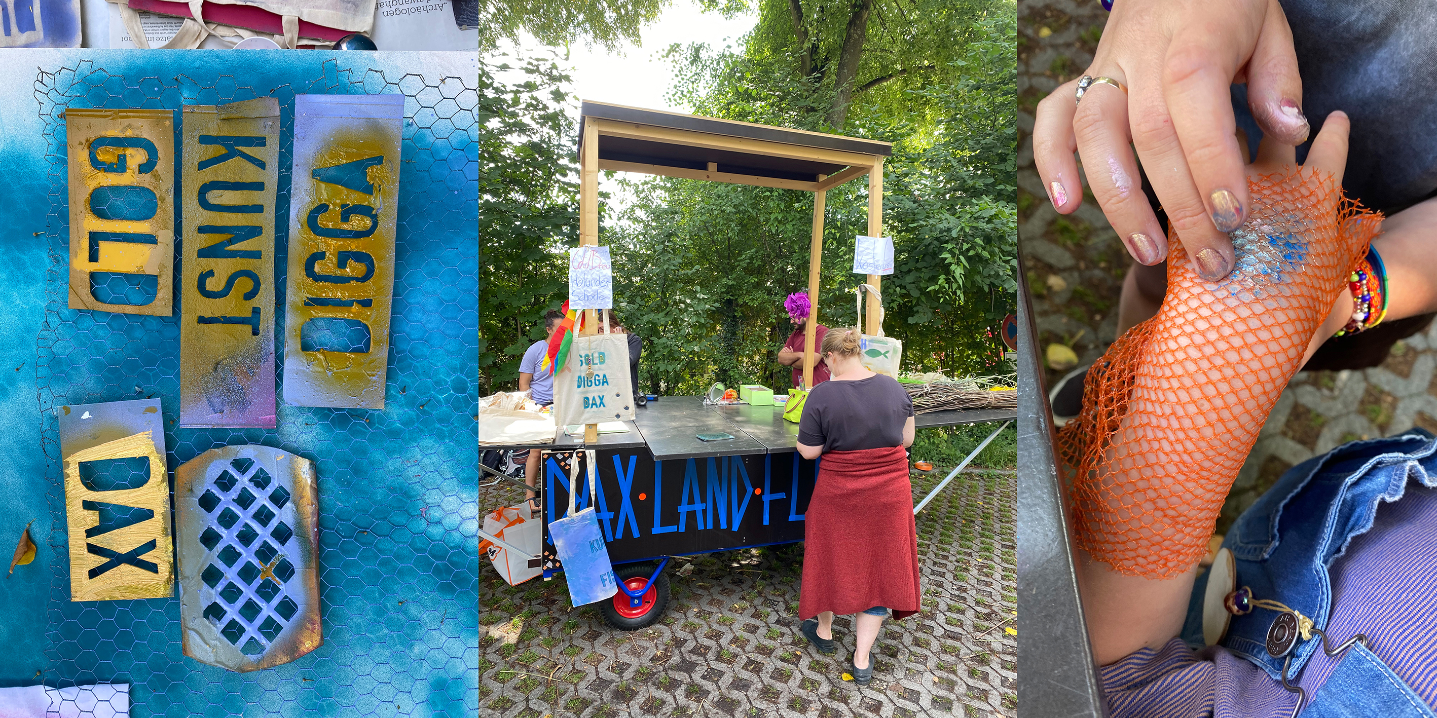 DAX LAND FLUSS: Stadtteilorientierte Kulturvermittlung im Karlsruher Stadtteil Daxlanden Foto: Laura Knorr  