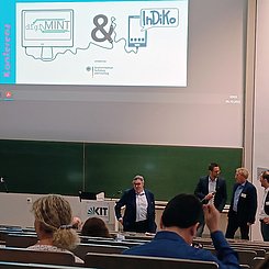 Eröffnung der Konferenz „Digitalität in der Lehrer:Innenbildung“ am 6.10.2022 am Karlsruher Institut für Technologie. Foto: PHKA