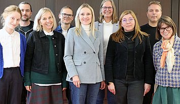 Gruppenbild der Verbundpartner ResoLut beim Treffen am 1. Dezember 2025 in Karlsruhe (Bild: PHKA)