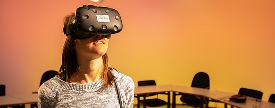 Virtual Reality eröffnet neue Lehr-und-Lern-Horizonte. Foto: David Manherz/Pädagogische Hochschule Karlsruhe