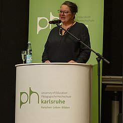 Absolvent:innenfeier der PHKA 2025: Absolventin Alexandra Boltz. Foto: Gustavo Alàbiso\PHKA 