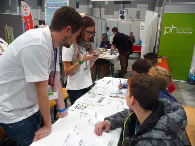 Stand der Pädagogischen Hochschule Karlsruhe bei den Science Days 2017. Foto: Thomas Borys/Pädagogische Hochschule Karlsruhe
